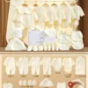 summer newborn baby gift box, newborn waiting bag, cotton clothes set, mother stocking baby full moon gifts