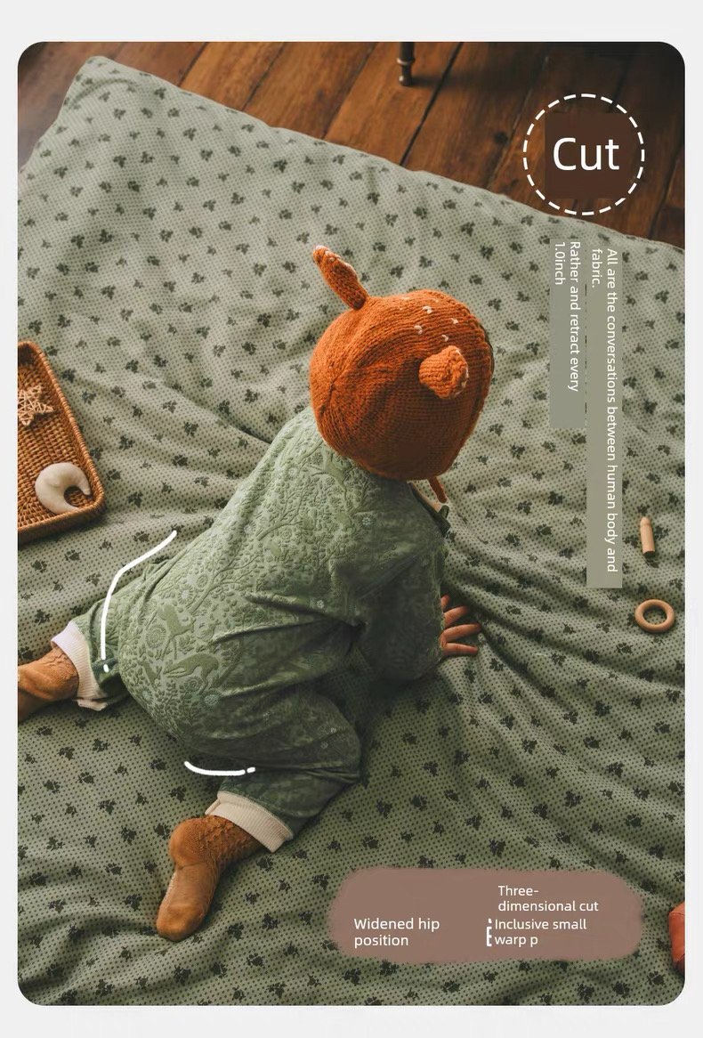 BellaFai baby clothes long sleeves spring and autumn newborn baby jumpsuits Ha clothes and outing clothes AigiyegKapEAS1Br6nFjrP