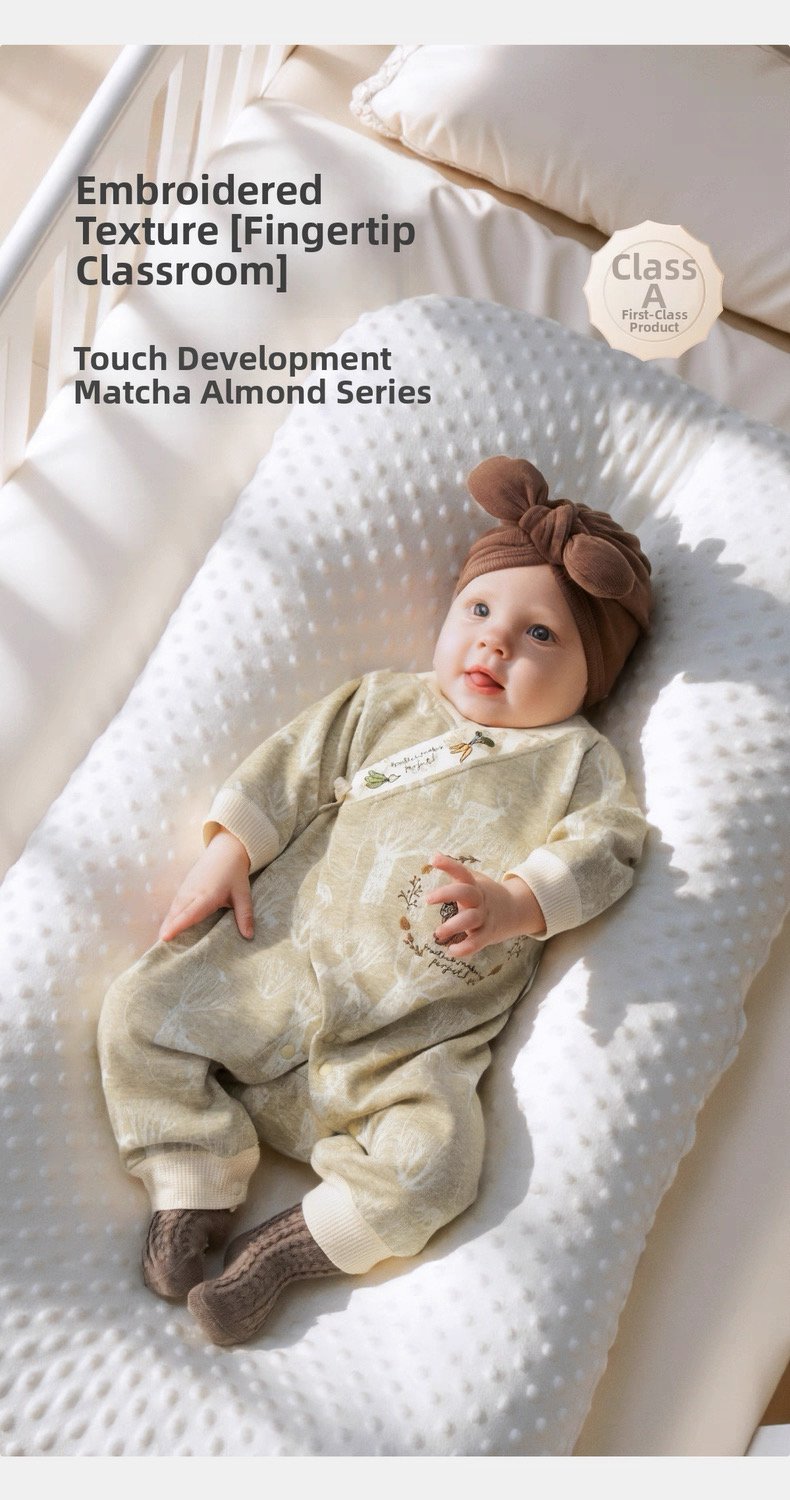 BellaFai newborn baby clothes spring and autumn new baby one-piece clothes hat clothes crawling clothes cute children's clothes for going out DbMYulmR4XoAIU7HHPh6jq